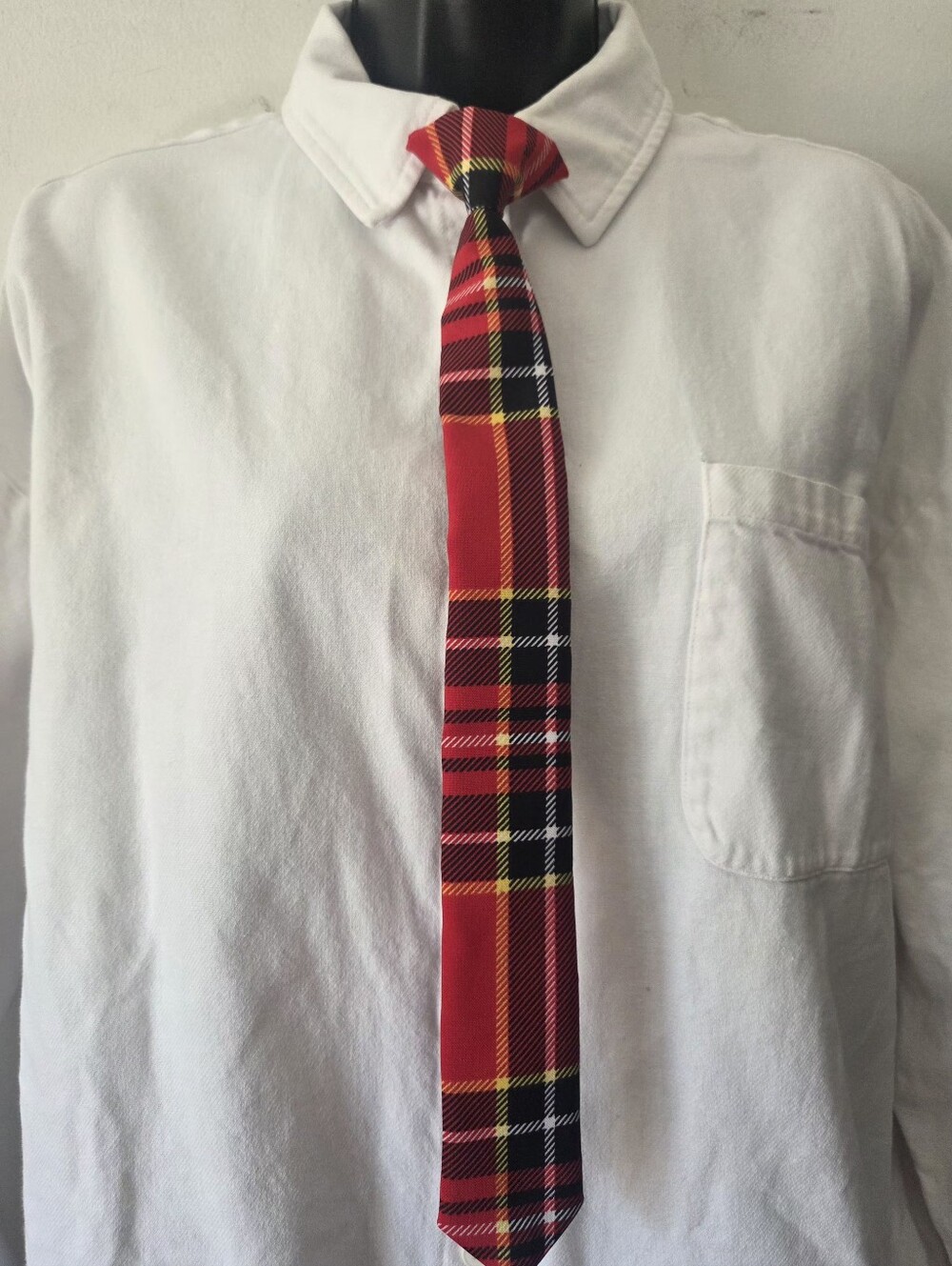 Opposuits Plaid Clip-on Tie Unisex